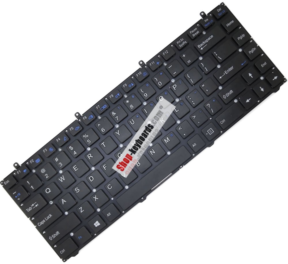 Clevo MP-12R76I0-4306 Keyboard replacement