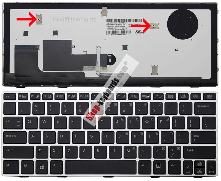 HP 90.4XF07.L0G Keyboard replacement