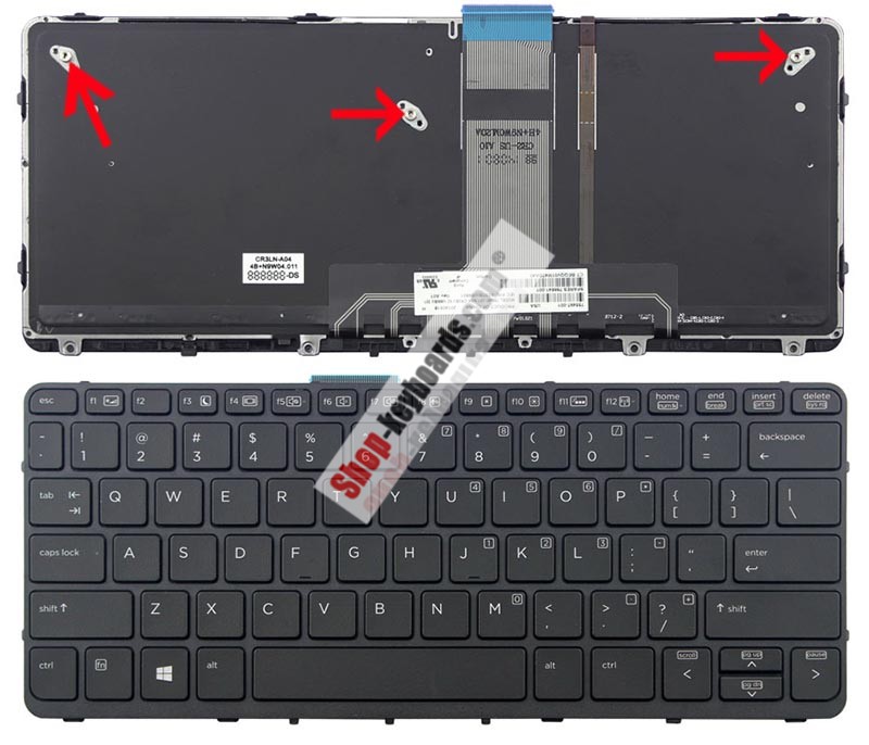 HP 9Z.N9WUV.20G Keyboard replacement