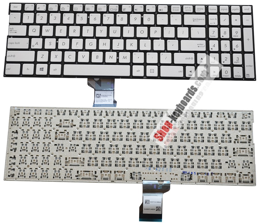 Asus 9Z.N8SBU.W1A Keyboard replacement