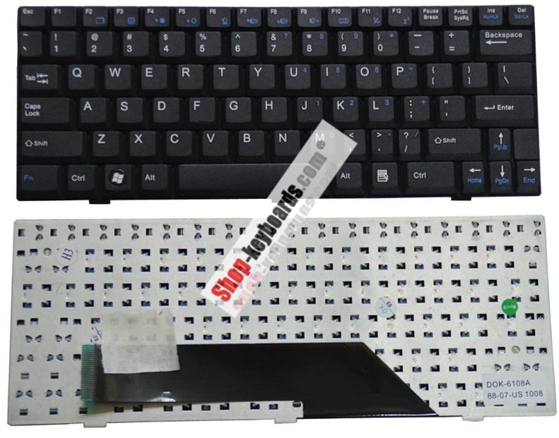 MSI Wind U123-033US Keyboard replacement