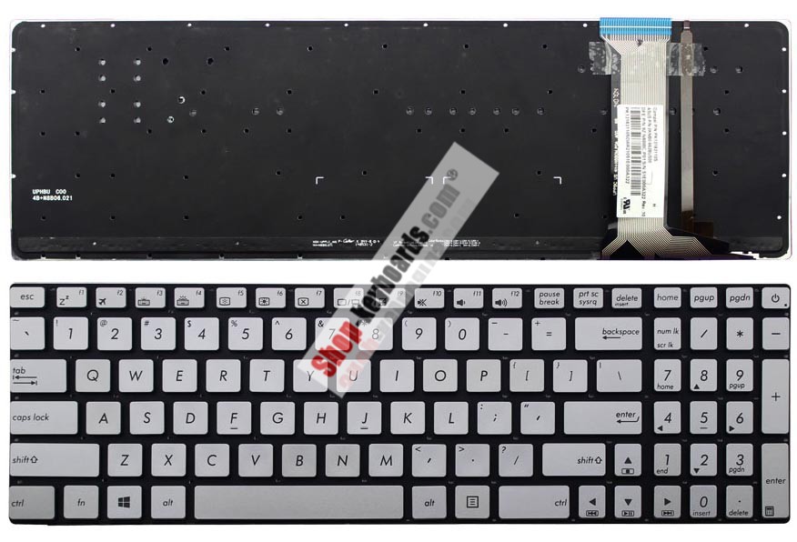 Asus 0KNB0-662CRU00  Keyboard replacement