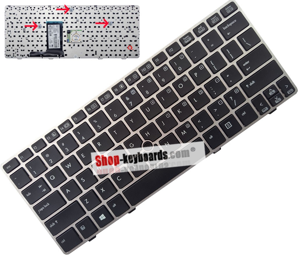 HP 700948-BG1  Keyboard replacement