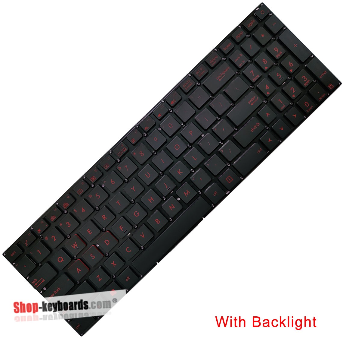 Asus 0KNB0-662RAR00 Keyboard replacement