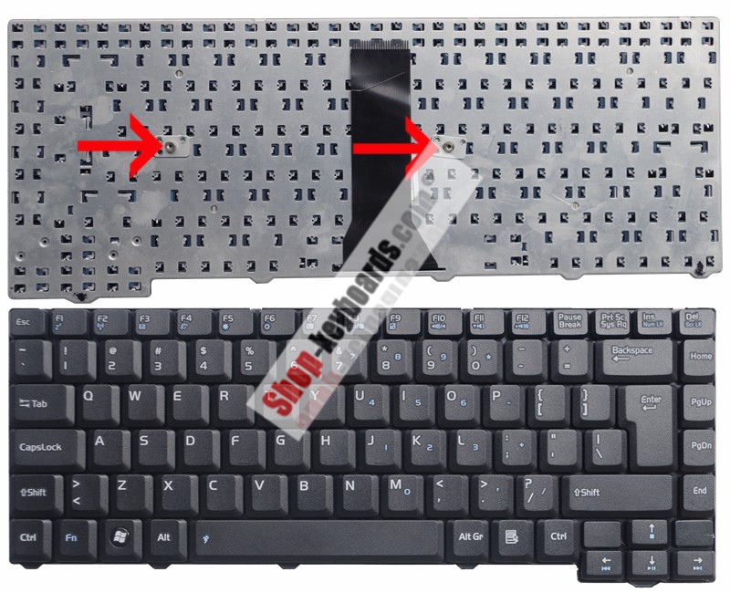 Asus 04GNI11KUK Keyboard replacement