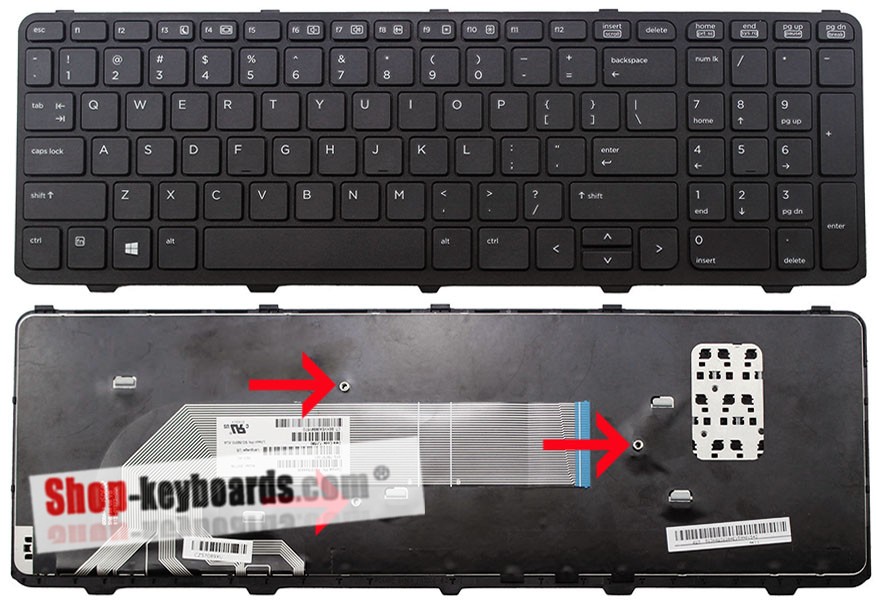 HP 721953-001 Keyboard replacement