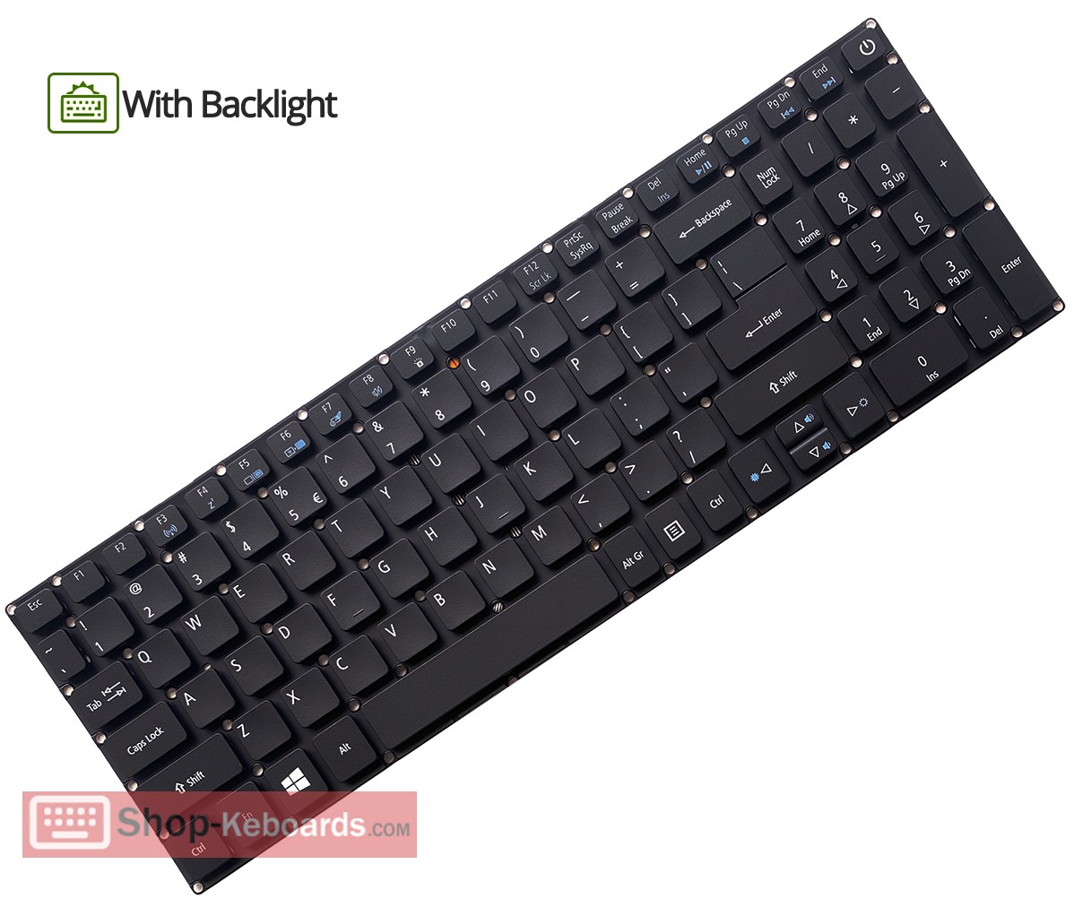 Acer P259-G2-M-59S5  Keyboard replacement