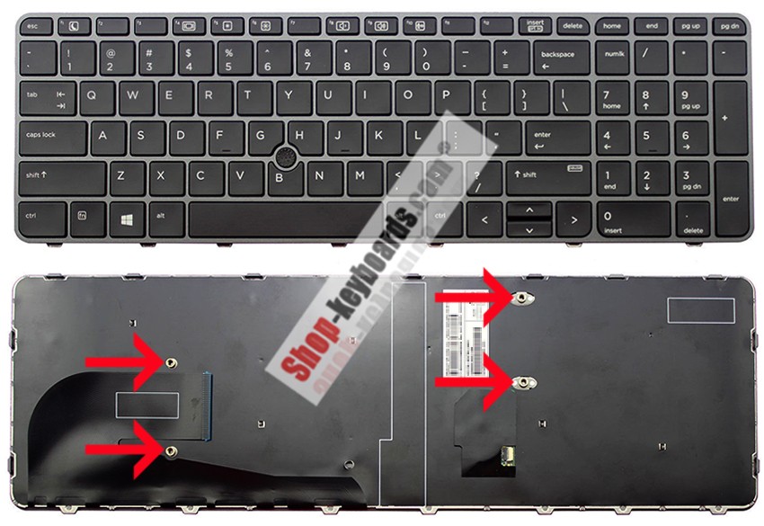 HP HPM14N53SUJ9301 Keyboard replacement