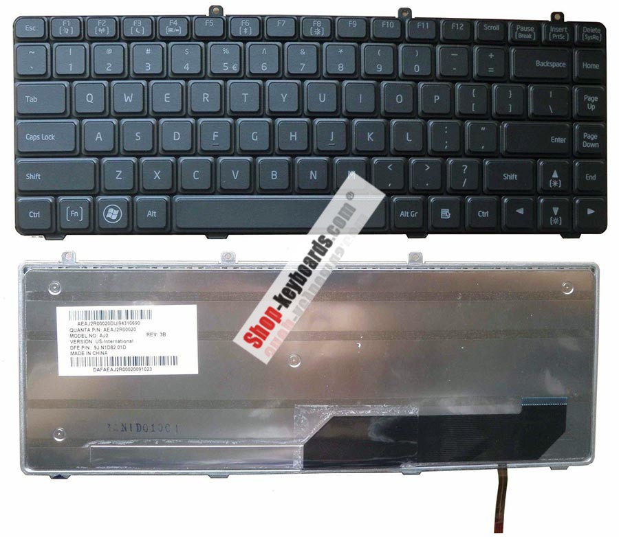 Gateway AJ2 AEAJ2R00020 Keyboard replacement