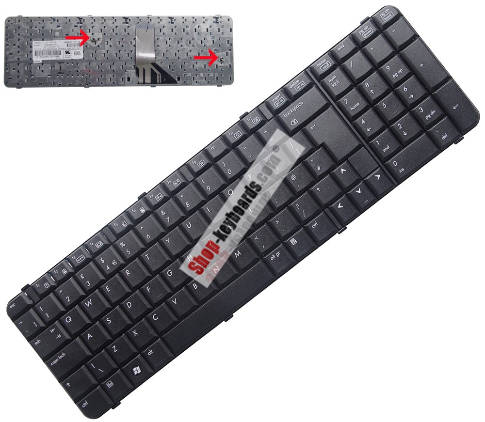 HP 490327-O41  Keyboard replacement