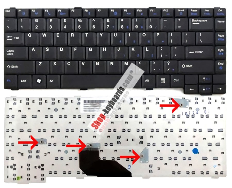 Gateway NX550 Keyboard replacement