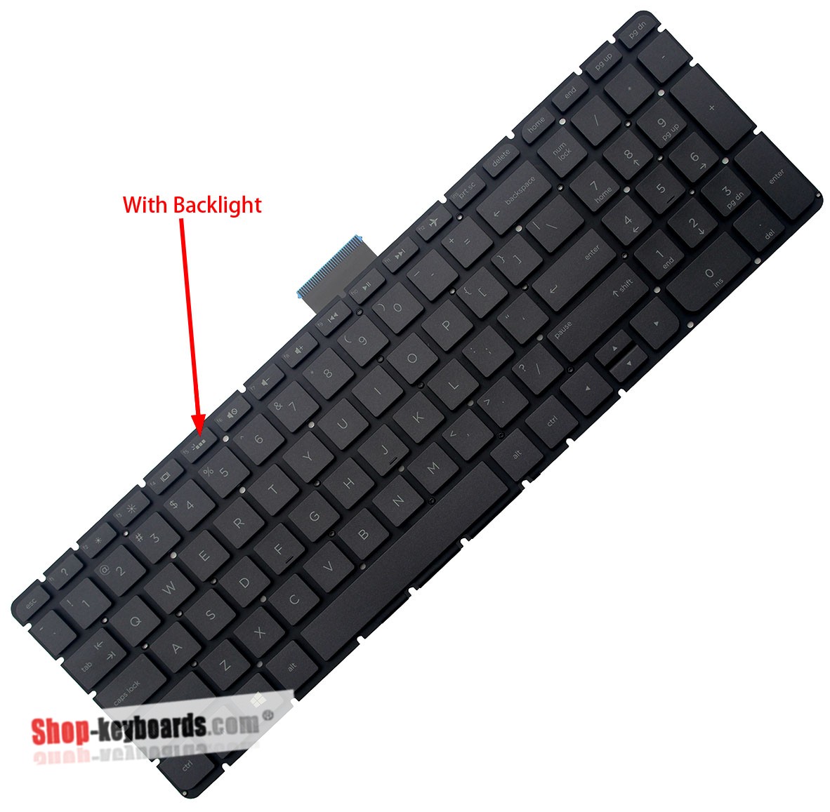 HP PAVILION 15-BC541UR  Keyboard replacement