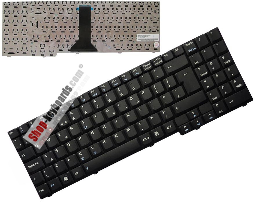 Asus 9J.N0B82.001 Keyboard replacement