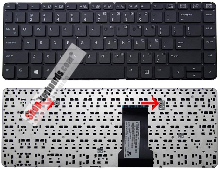 HP 90.4YV07.CO1  Keyboard replacement