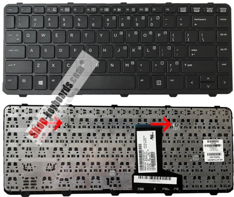 HP 711468-O31  Keyboard replacement