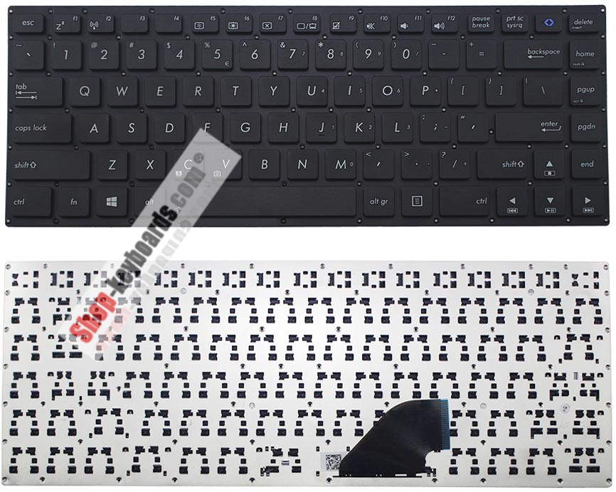 Asus MP-12F36F0-9203W Keyboard replacement