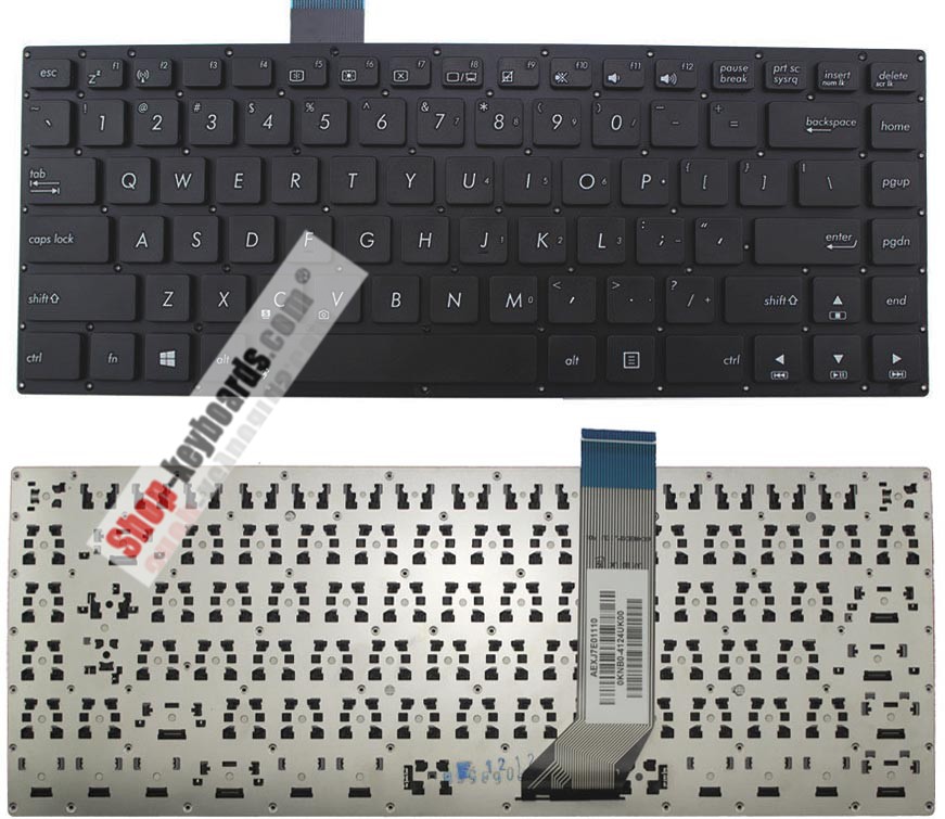 Asus MP-12F33U4-9201W Keyboard replacement