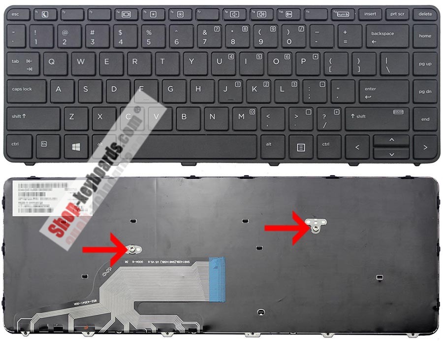 HP 840800-031 Keyboard replacement