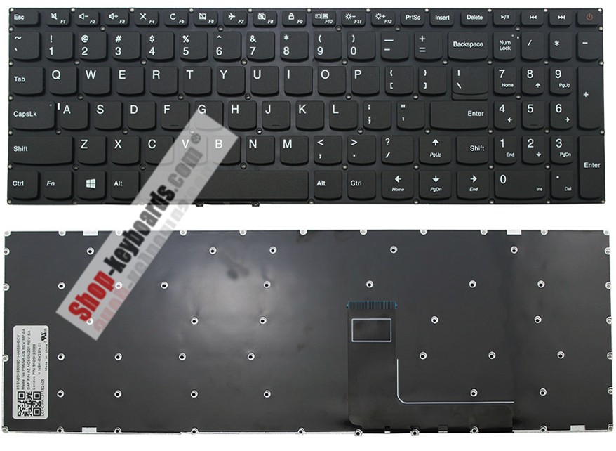 Lenovo 5CB0L46265 Keyboard replacement