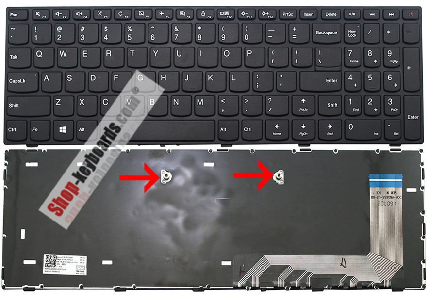Lenovo 5N20L25903 Keyboard replacement