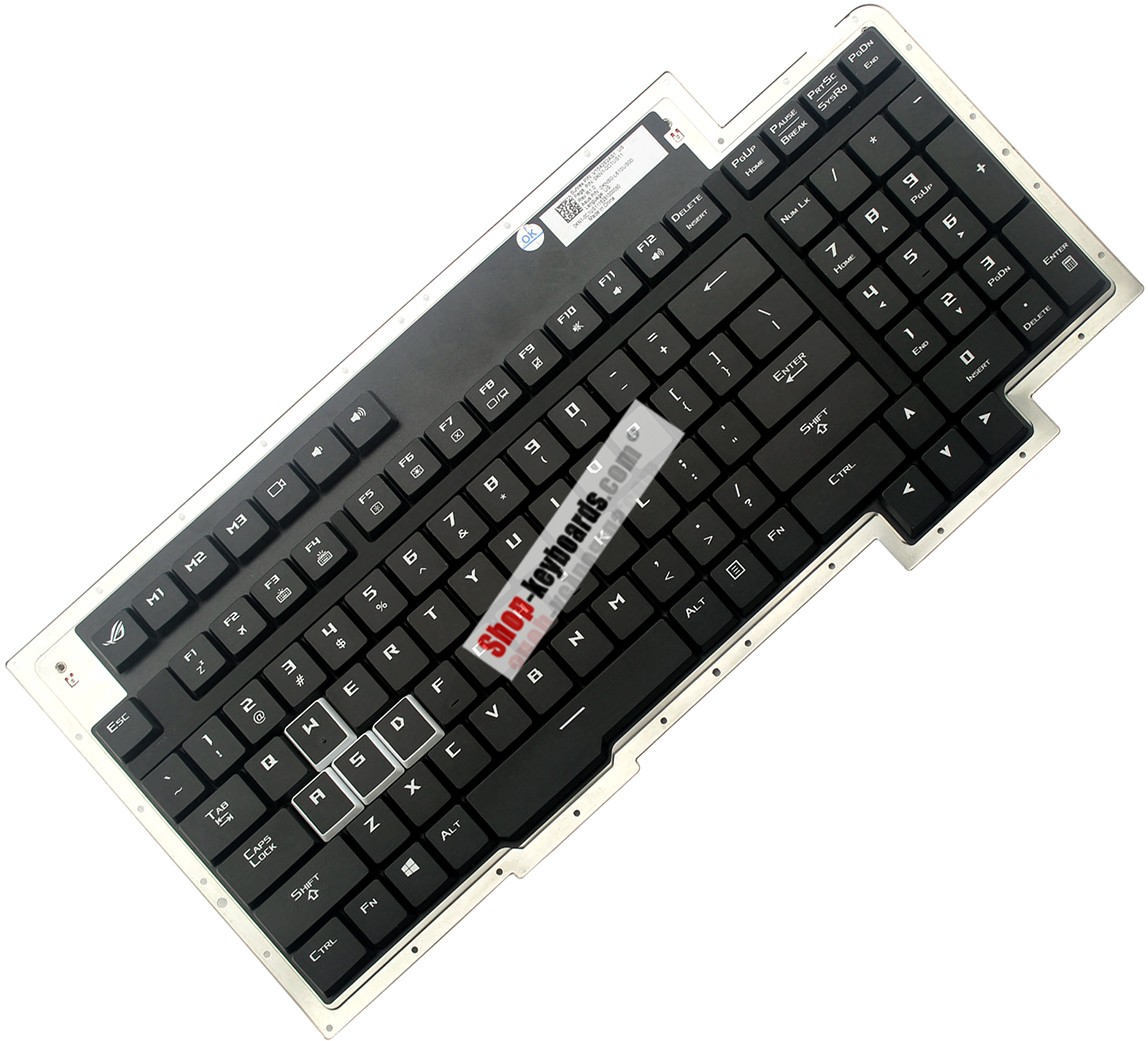 Asus ROG GX800VHK Keyboard replacement