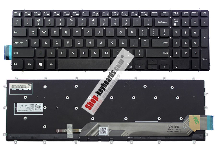 Dell DLM15F26DNJ528 Keyboard replacement