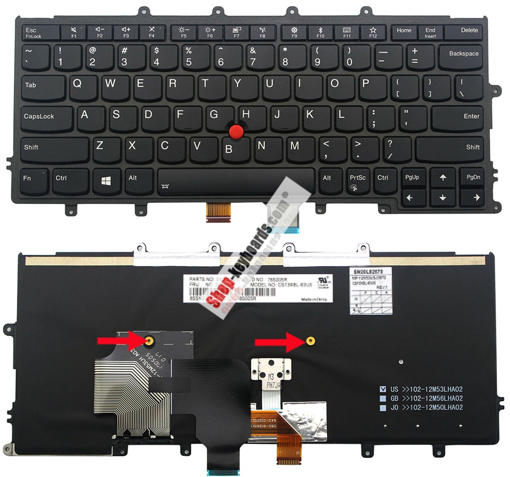 Lenovo SN20L82621 Keyboard replacement