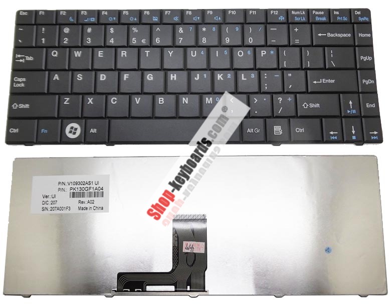 CNY V109302AS1 Keyboard replacement