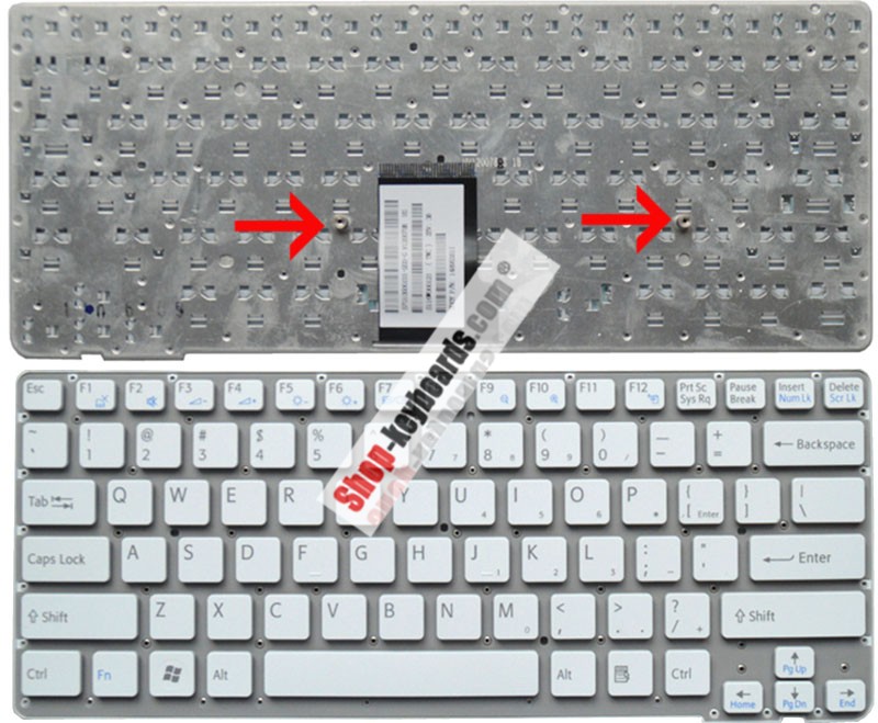 Sony Vaio VPC-CA23 Keyboard replacement