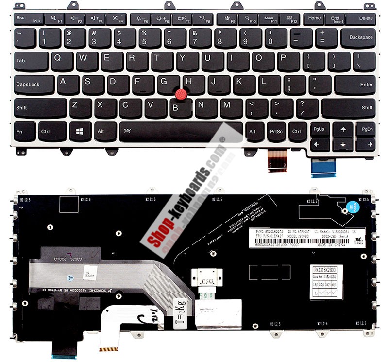 Lenovo 00PA229 Keyboard replacement