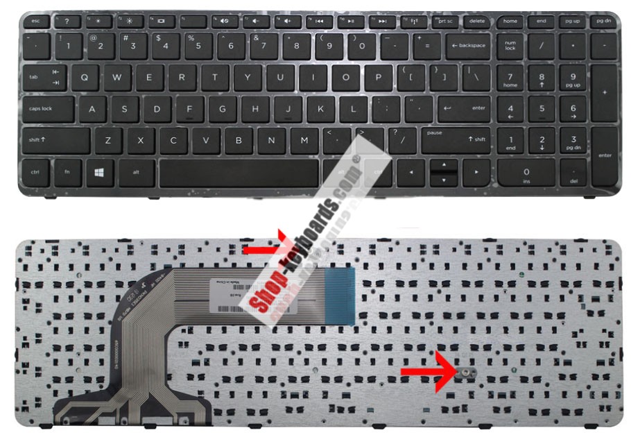 HP PAVILION TOUCHSMART 17-E160US  Keyboard replacement
