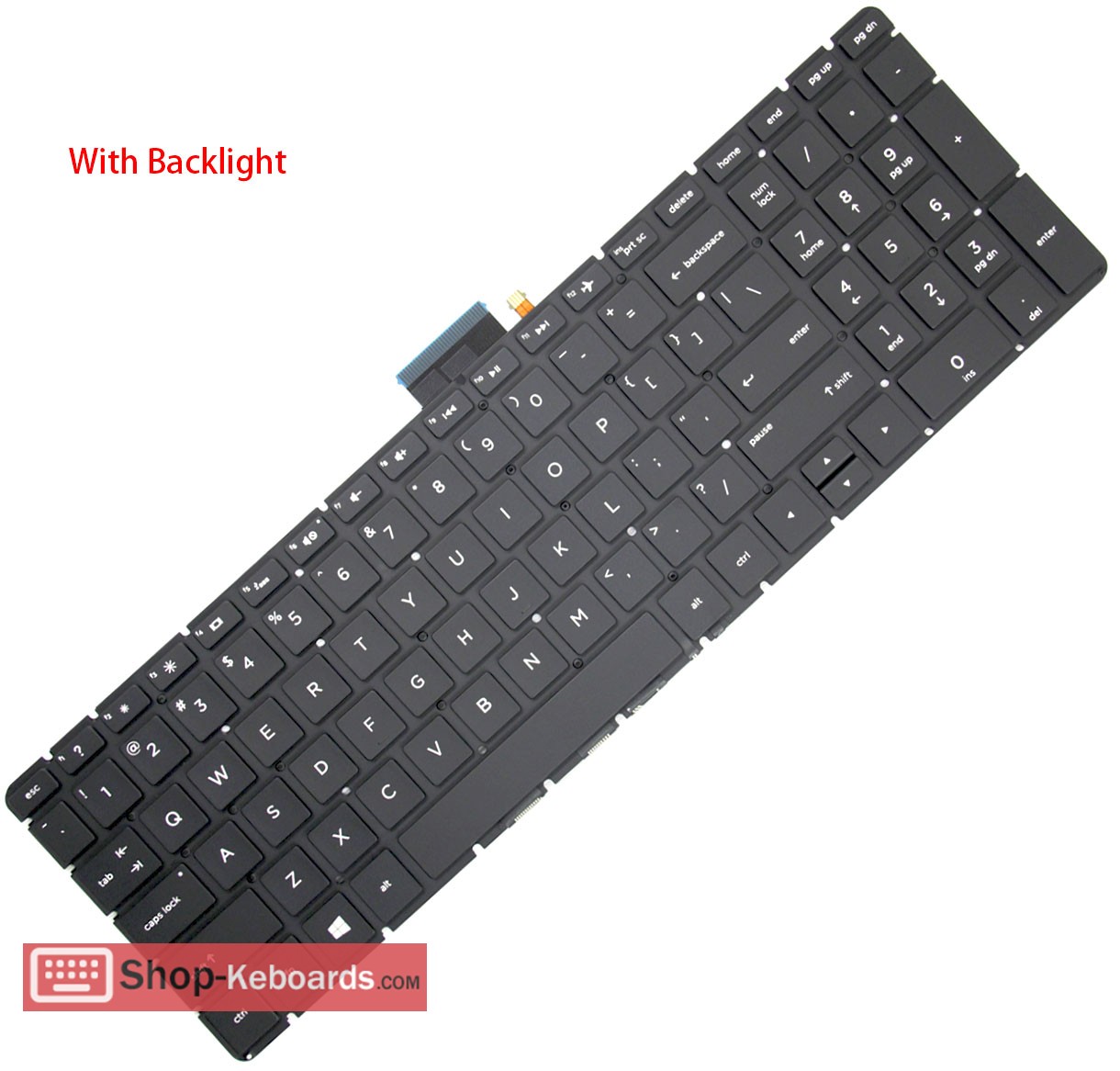 HP ENVY 17-AE000NW  Keyboard replacement