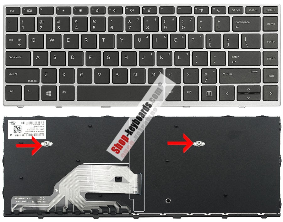HP L00735-061  Keyboard replacement