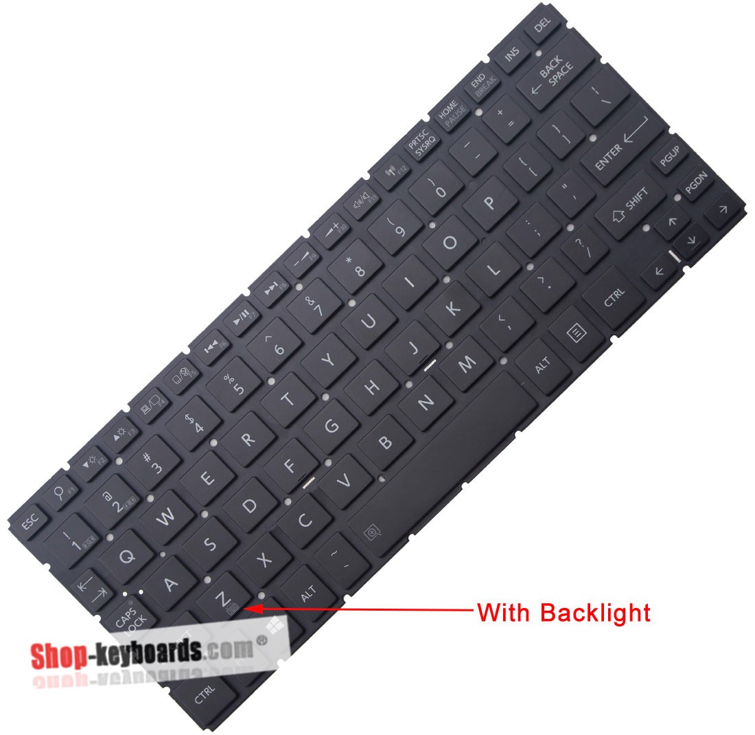 Toshiba SATELLITE CL15T-B1204D  Keyboard replacement