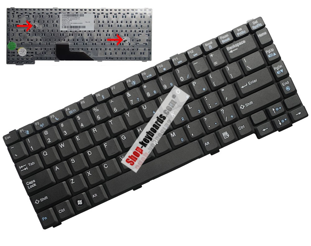 Gateway MT6457 Keyboard replacement