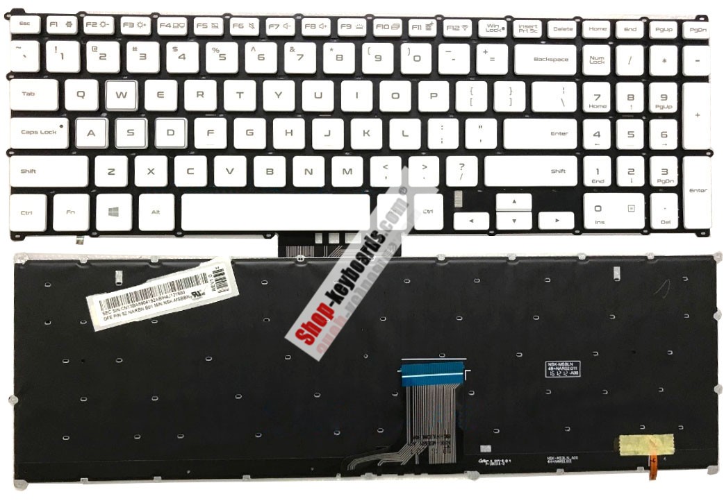 Samsung 9Z.NARBN.B0F Keyboard replacement