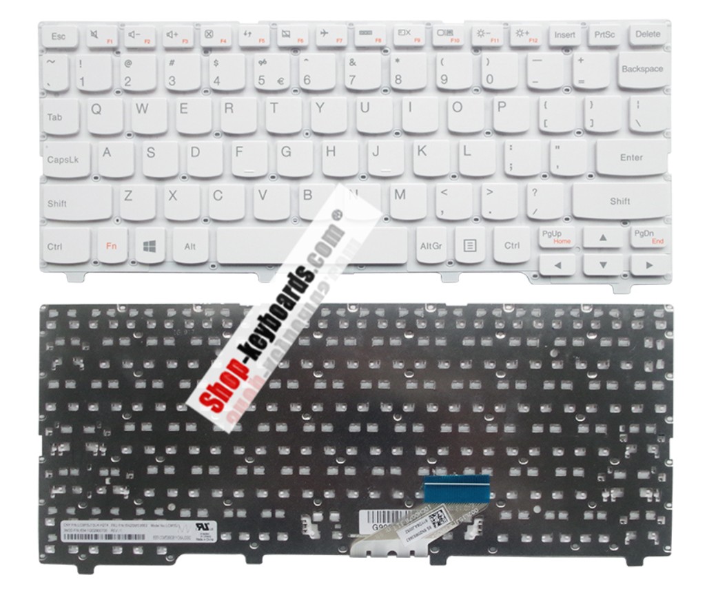 Lenovo ideapad 100S-11IBR Keyboard replacement