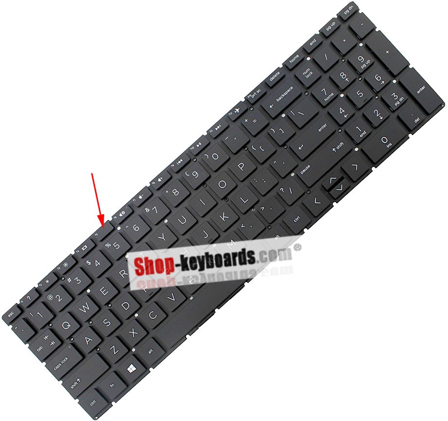 HP ENVY 17-BW0001NV  Keyboard replacement