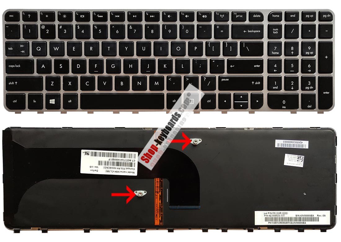 HP ENVY M6-1205TX  Keyboard replacement