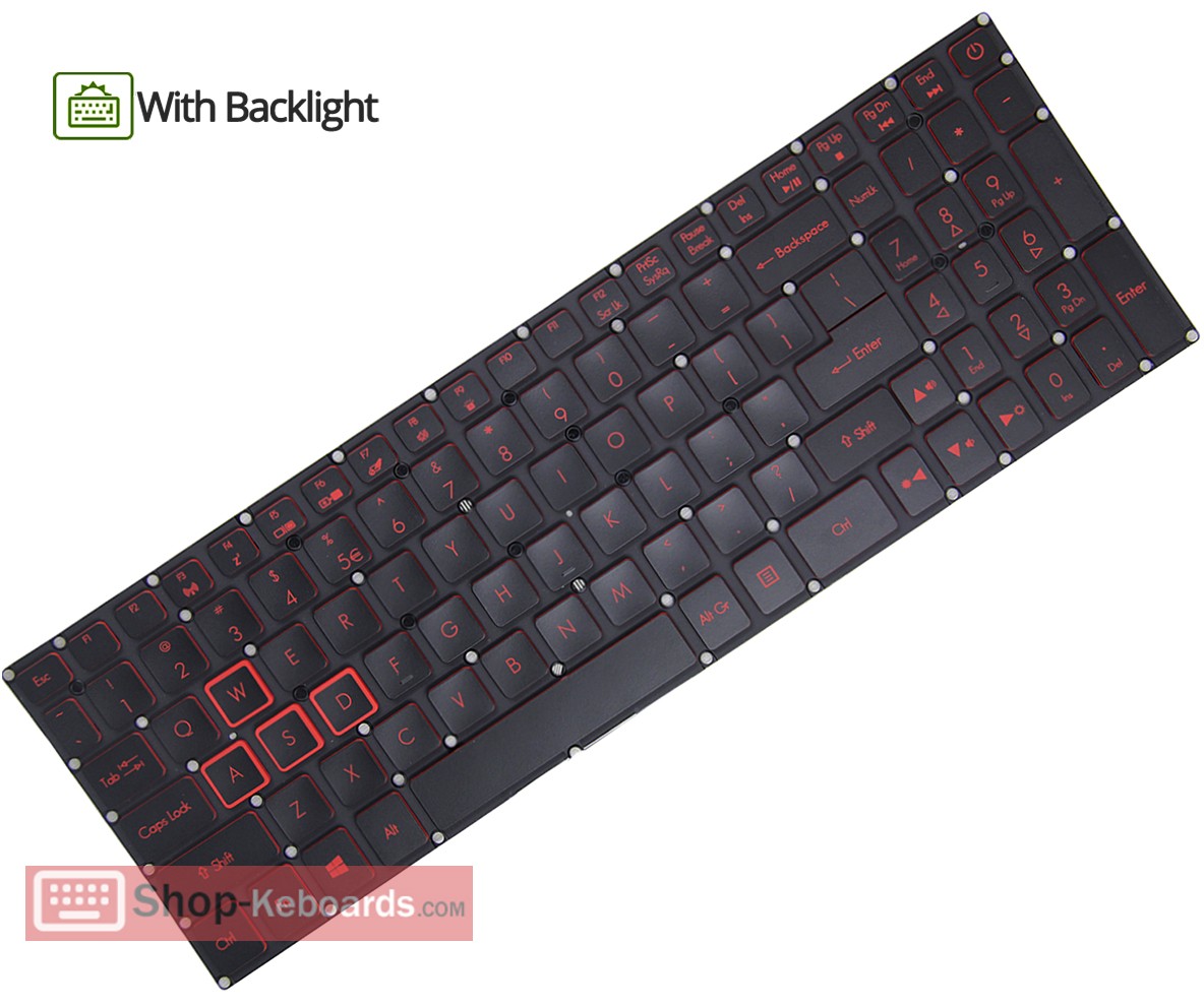 Acer PREDATOR G3-572-72YF  Keyboard replacement