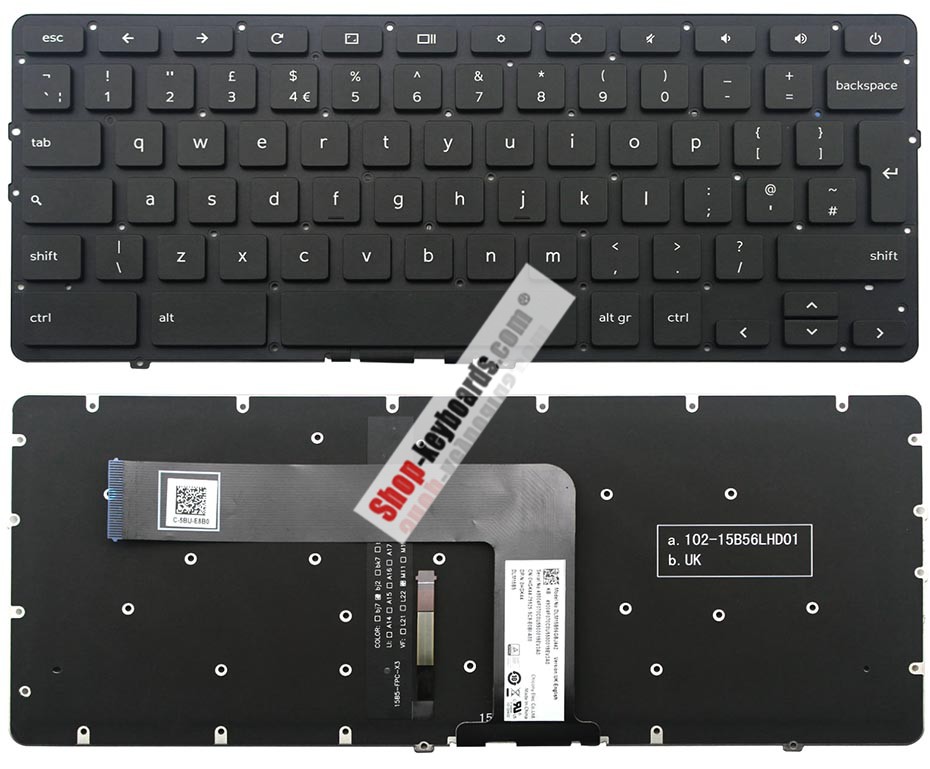 Dell DLM15B56E0J442 Keyboard replacement