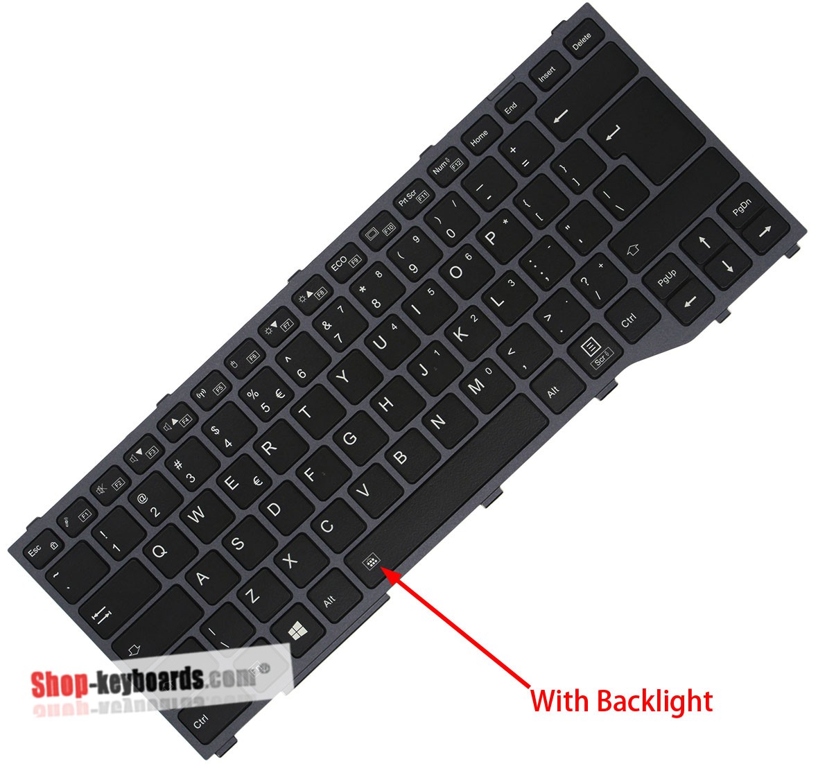Fujitsu LifeBook SH55 Keyboard replacement
