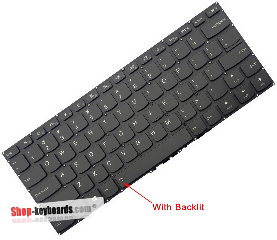 Lenovo 5CB0L44916  Keyboard replacement