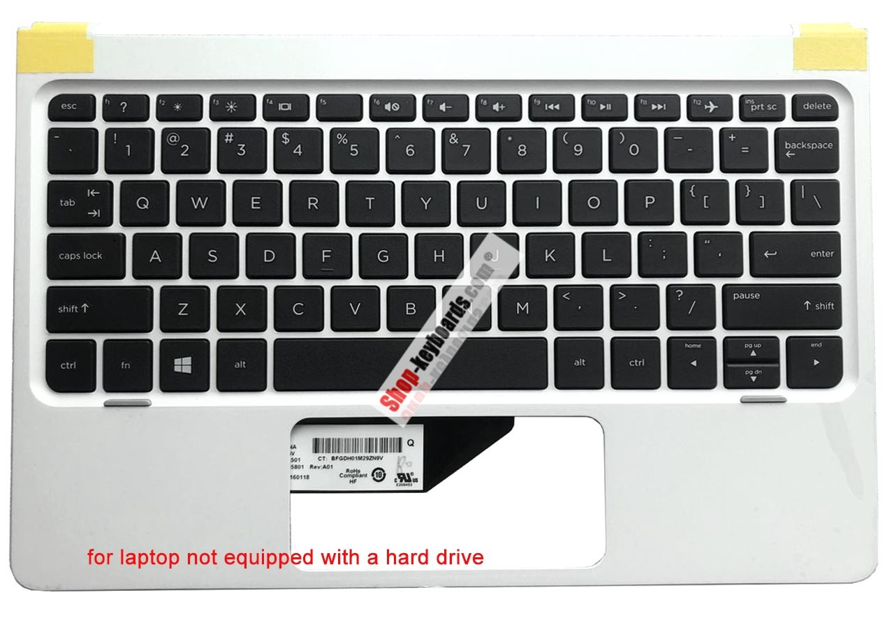 HP PAVILION X2 10-N100NX  Keyboard replacement