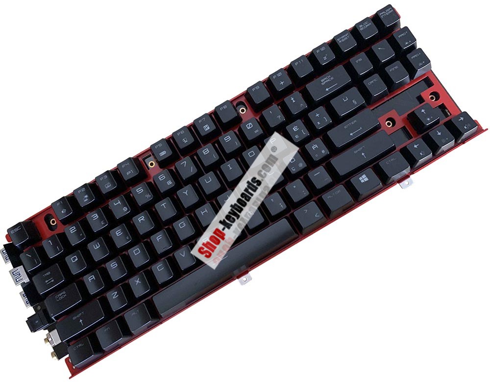 MSI GT80 2QE-035CN  Keyboard replacement