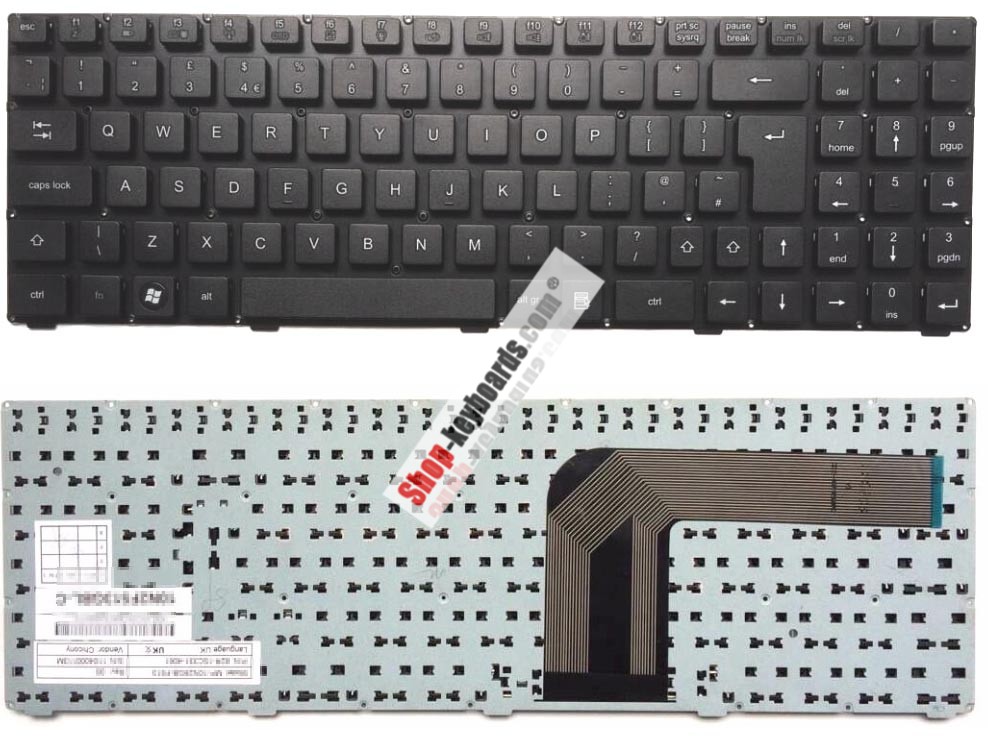 Advent MP-10N28D0-F513 Keyboard replacement
