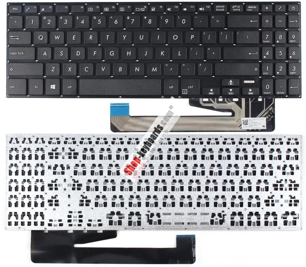 Asus ASM18A53B0-G50 Keyboard replacement