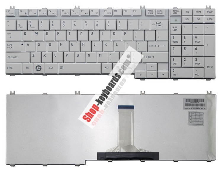 Toshiba MP-08HT3US63561 Keyboard replacement