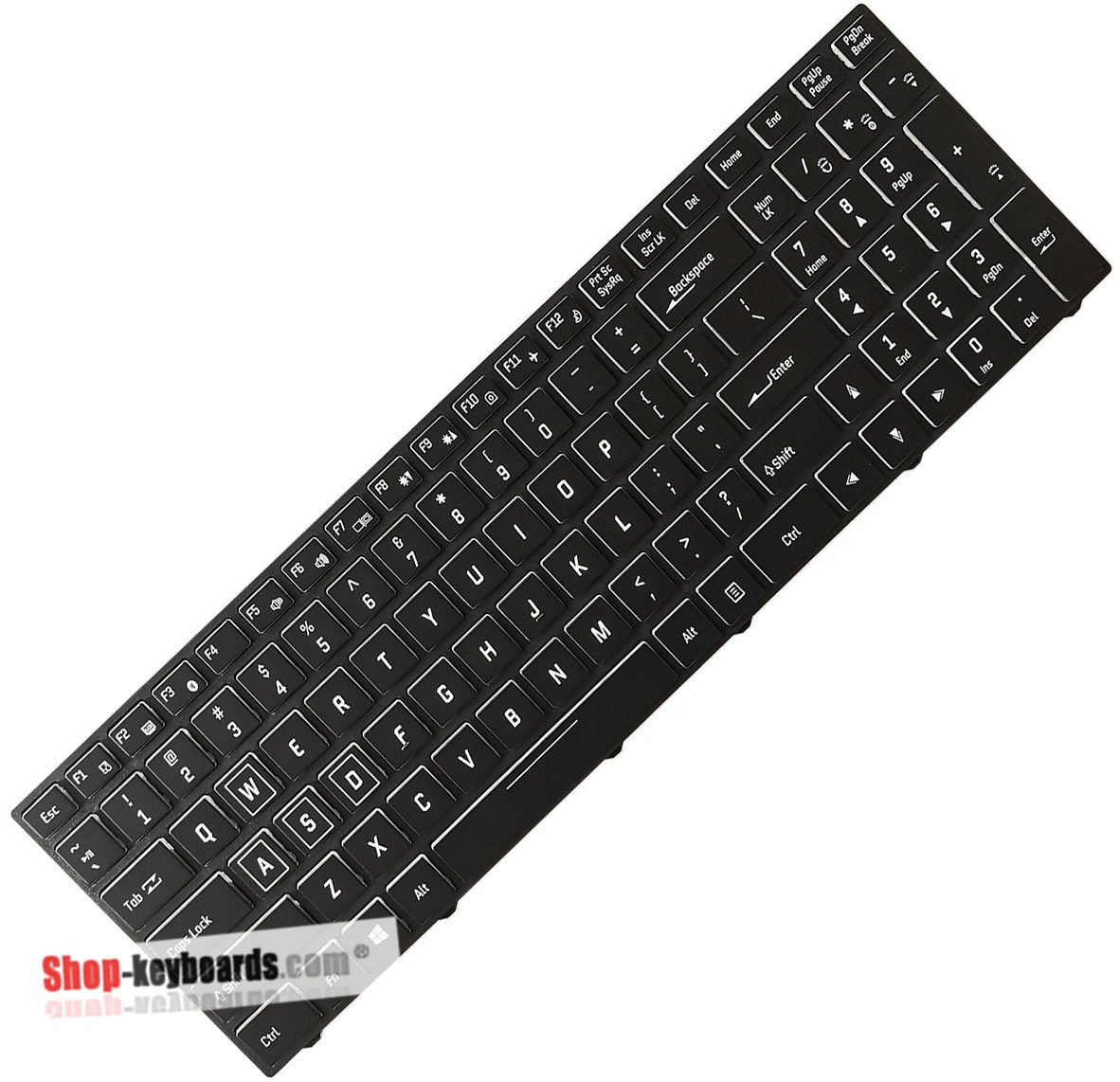 Clevo CVM17L26I0J43001 Keyboard replacement