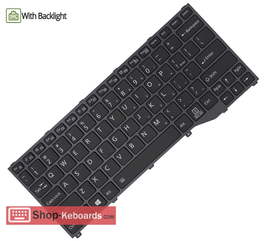 Fujitsu P7280M151TFR  Keyboard replacement